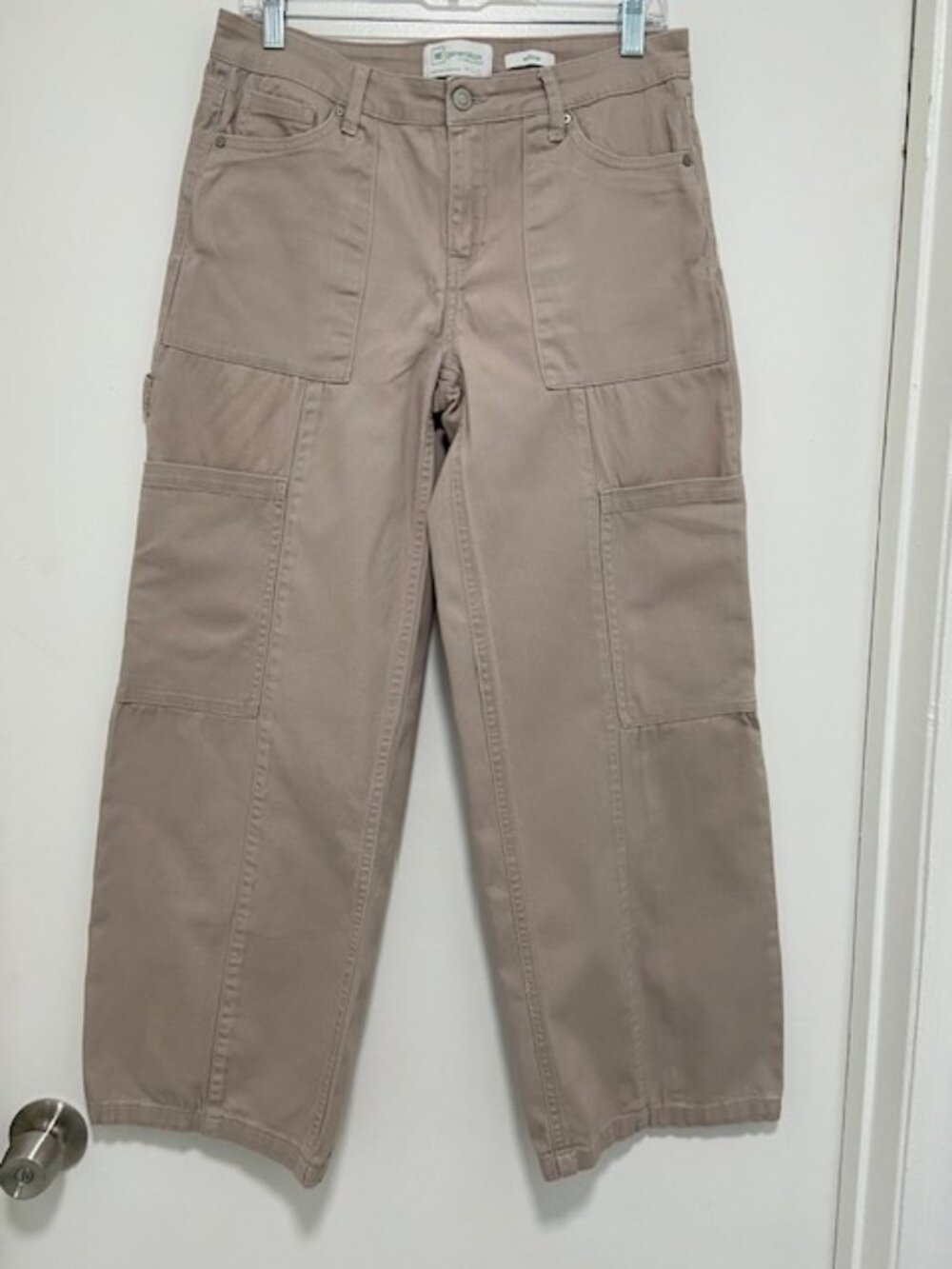 RE Generation by Celebrity Pink Womens Relaxed Cargo Khaki Pants Size 31
